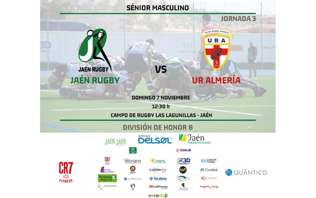 Tercera jornada de Divisón de Honor B en las Lagunillas frente a U.R. Almería